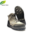 PVC Leather Studs Addable Outsole Wading Shoes with lace up